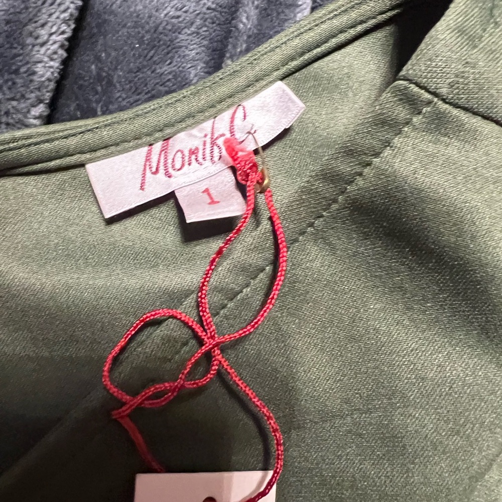 Monif C. Olive Dress